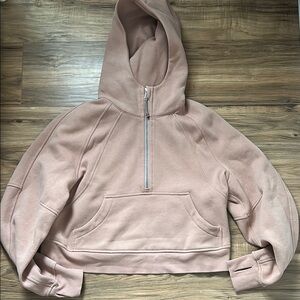 Lululemon Blush Half-Zip Hoodie